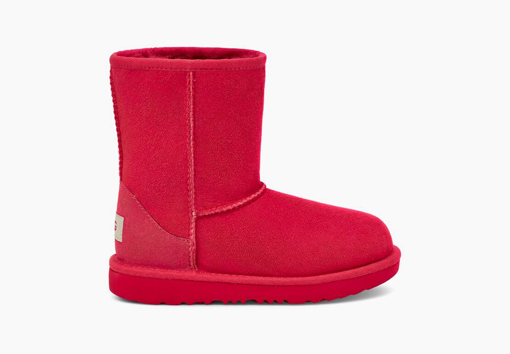 Ugg Classic Boot Big Kids - Ugg Classic Ii Red - 859PJAXUS